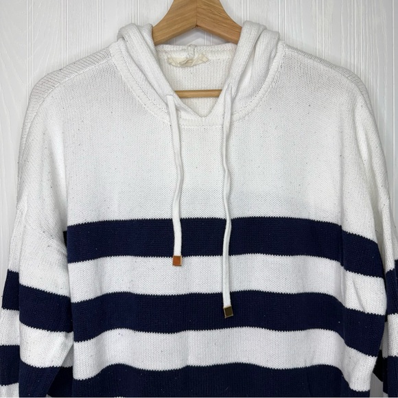 Brit.NY nautical inspired hooded sweater size XL - Picture 2 of 9